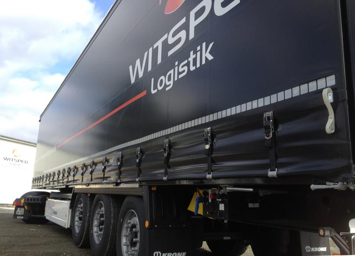Ciężarówka WITSPED na trasie